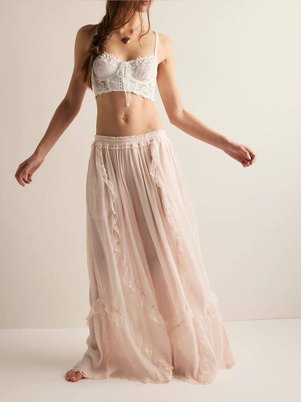 Free people Ready For More Pants angel food